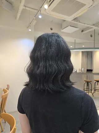 ミディアム 柏Wcolor/UC HIBORINAMIのヘアスタイル