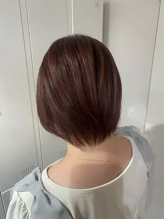 ショート カラー 🫧るみ/髪質改善/ 透明感カラー🫧のヘアスタイル