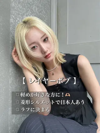 ミディアム ハルナ / 韓国ヘア♪のヘアスタイル