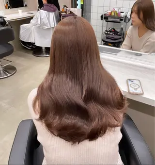 ロング 🤍透明感カラー/ 韓国レイヤー🤍のヘアスタイル