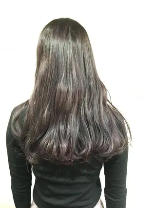 ロング カラー 透明感カラー/ボブ あんまみゆのヘアスタイル