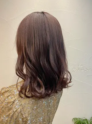 ミディアム カラー ハイトーン×似合わせ 🌱中川慎之介のヘアスタイル