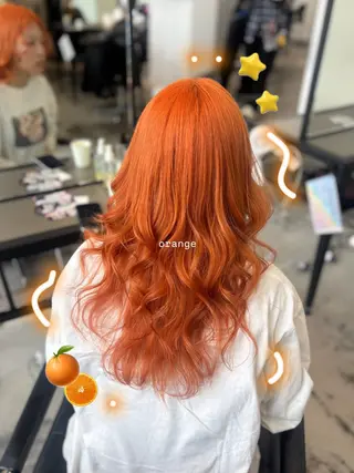 ロング カラー レイヤー sala 推しカラー職人🎀のヘアスタイル
