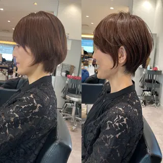 ショート 襟足でお悩みの方✂︎ くびれ職人ハシモトのヘアスタイル