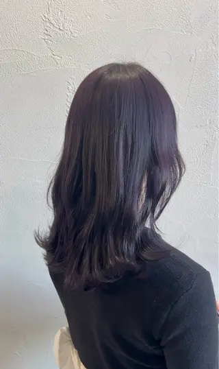 ミディアム カラー 🐈⬛八木風歌 ifh飯塚🐈⬛のヘアスタイル