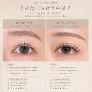 マツエク・マツパ meg .のマツエク・マツパデザイン