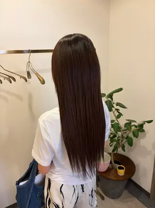 ロング カラー 高品質シールエクステ /栄/艶髪/HIROのヘアスタイル