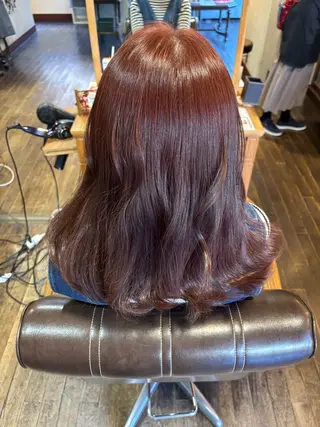 カラー アカリ😸🫶 カラーリスト🧡のヘアスタイル