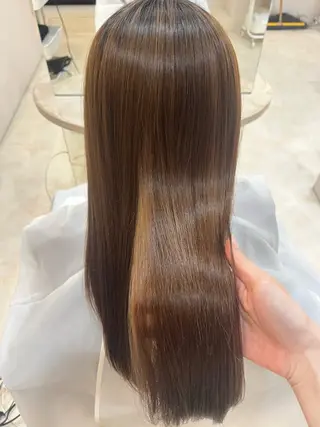 ロング 中島 菜々のヘアスタイル