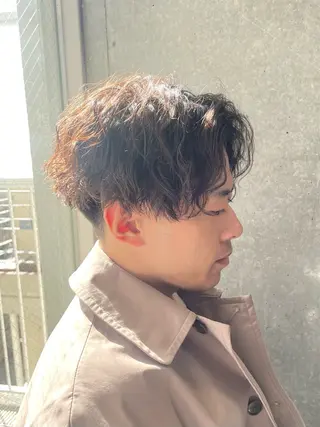 パーマ メンズ メンズモテパーマ💙 fuwaのヘアスタイル