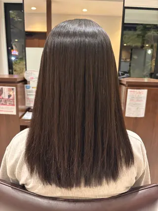 セミロング 🫧ナチュラル矯正 /カラー🫧あやりのヘアスタイル