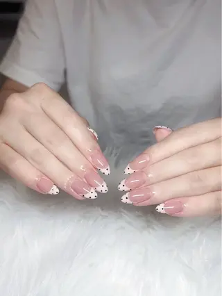 ショート エクラ ネイルのネイルデザイン