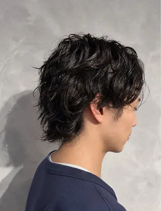 ミディアム 艶髪カラー/髪質改善 細貝 舞利のヘアスタイル