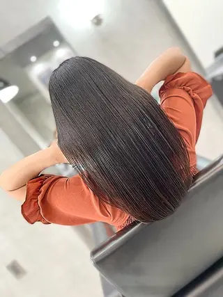 ロング カラー ヘアアレンジ VIM hairおもろまち店のヘアスタイル