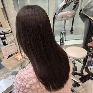 ロング カラー パーマ 髪質改善 カミムラのヘアスタイル