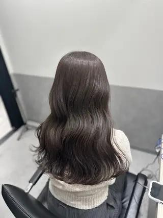 セミロング カラー ヘアアレンジ 美髪透明感特化| なおき|池袋美容師のヘアスタイル