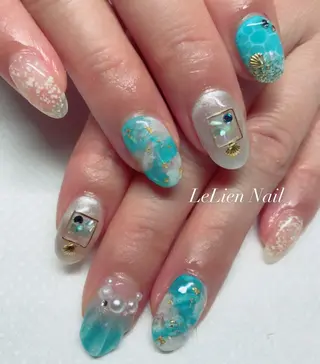 ネイル モチの良さ◉ フィルインネイル♡のネイルデザイン