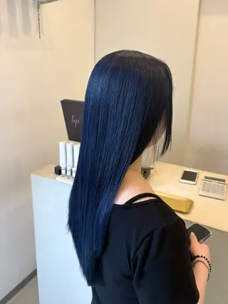ロング 加賀谷 乙葉のヘアスタイル