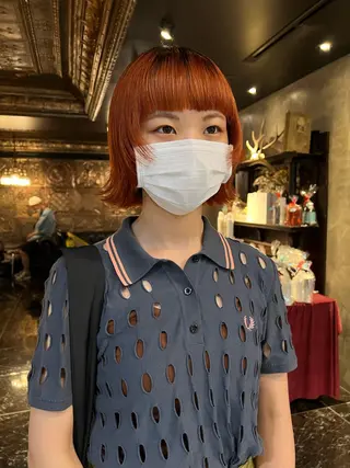 ショート カラー 圧倒的デザイン力 店長🎨RENAのヘアスタイル