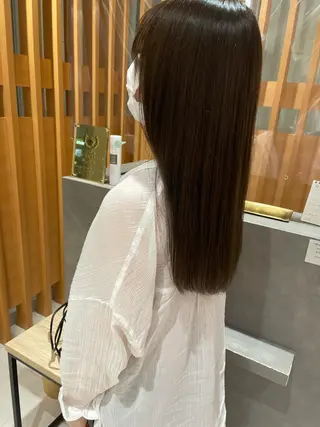 ロング カラー ARMONY秋山輝也 コテ巻き風パーマ特化のヘアスタイル