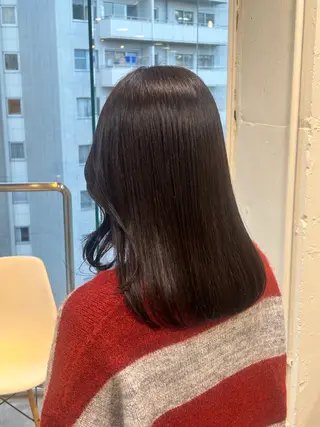 ミディアム カラー ナチュラル大人っぽい スタイル MAORIのヘアスタイル