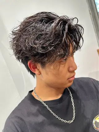 パーマ メンズ 静岡 / 毛流れ特化 /下居真大のヘアスタイル