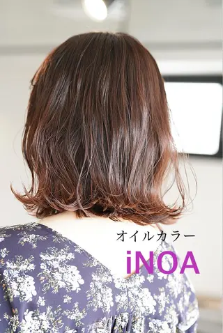 カラー ハイトーン/レイヤー /ケアブリーチ石川治のヘアスタイル