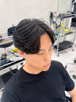 ミディアム 木村 介威のヘアスタイル
