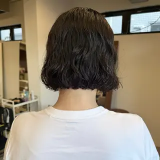 ミディアム パーマ ショート/ボブ kyokaのヘアスタイル