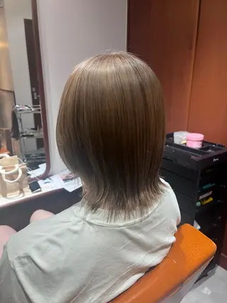 ショート カラー ヘアアレンジ 💠urara opus💠🩵のヘアスタイル
