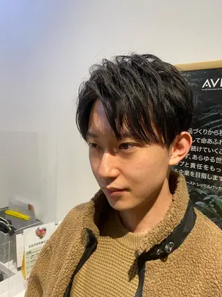 メンズ 所沢パーマ セキネユウタのヘアスタイル