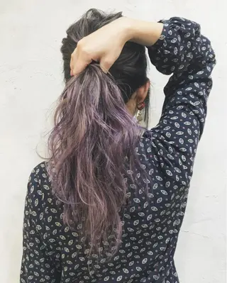 ロング カラー 沖縄東京2拠点美容師 mamicoのヘアスタイル