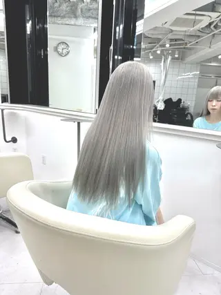 ロング カラー 颯人/三ノ宮/ 透明感/ブリーチのヘアスタイル
