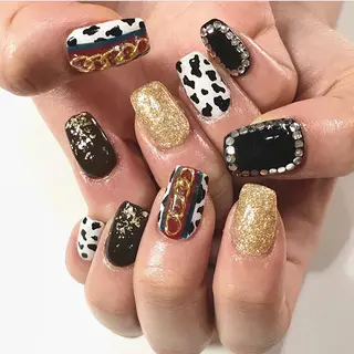 ネイル 渋谷/チップ長さ出し 👑アプレgel-xのネイルデザイン