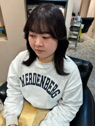 ミディアム カラー haruna🎀 Lita 4Fのヘアスタイル