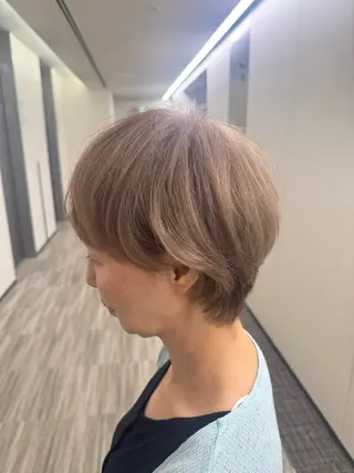 ショート 白髪ぼかし/髪質 改善/KOMORIのヘアスタイル