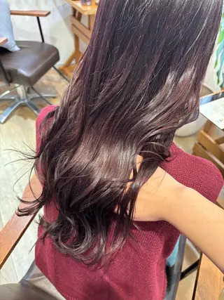 ロング カラー RINNO🌷透明感 カラー/髪質改善のヘアスタイル
