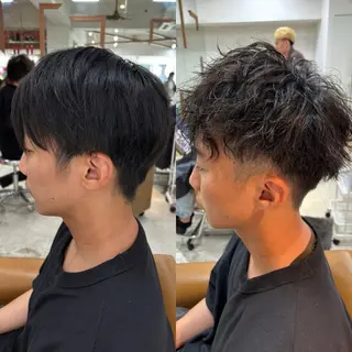 パーマ メンズ 伊藤 鈴葉のヘアスタイル