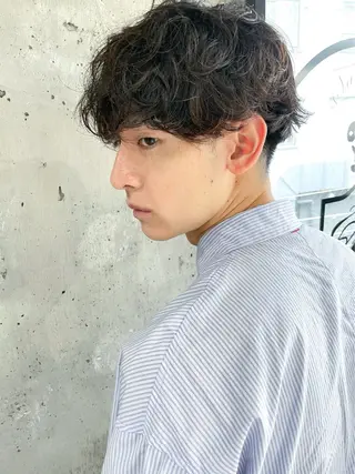 ショート 🔥コテ巻き風 ボブパーマ🔥のヘアスタイル