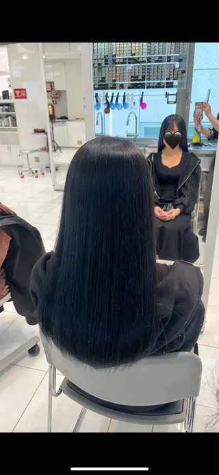 セミロング カラー mit bytree MISAKI🎀のヘアスタイル