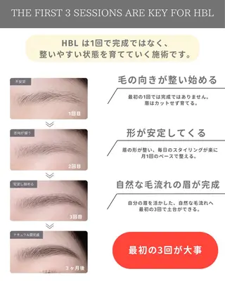 アイブロウ HBL | 渋谷 | WAKANA☪️のエステ・リラクイメージ