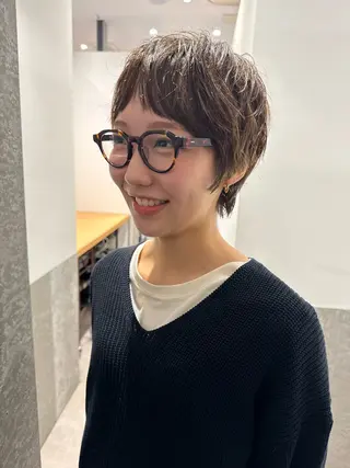 ショート パーマ センスをお届けします 大谷将生infpのヘアスタイル