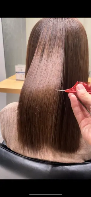 ミディアム 髪質改善ヘアケア 艶髪特化/上田のヘアスタイル