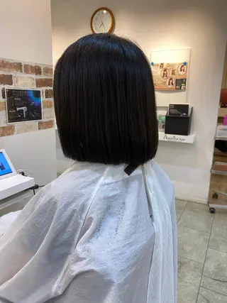 ミディアム anoたまプラーザ 牧野直樹のヘアスタイル