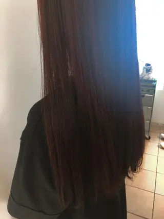 ロング カラー 韓国hair ·͜· watanabeのヘアスタイル