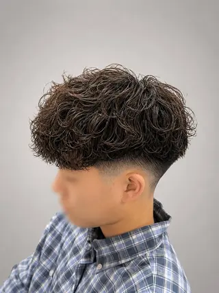 ショート パーマ メンズ 🖤Ayumi🖤 メンズ特化❤️‍🔥のヘアスタイル