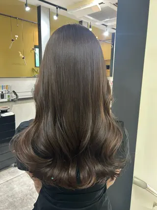 ロング カラー hubhair レイヤー/透明感のヘアスタイル