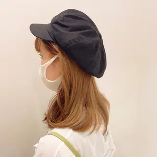 セミロング カラー ヘアアレンジ 天神レイヤーカット No.1💖マユカのヘアスタイル