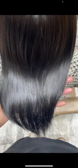 カラー 銀座/レイヤー 顔周りカット溝手優太のヘアスタイル