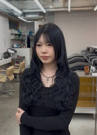 ロング カラー yelm府中 ユリのヘアスタイル